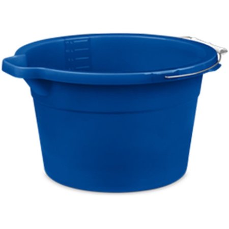 STERILITE CORPORATION Sterilite 11251C06 18 qt. Blue Morpho Spout Pail 11251C06